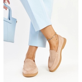 Chaussures en daim beiges de Rumay 3