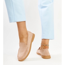 Chaussures en daim beiges de Rumay 4