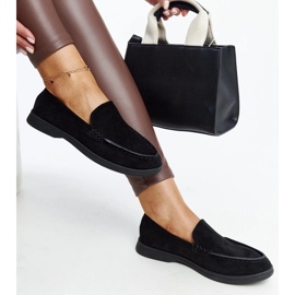 Chaussures Rumay en daim noir 1