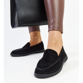 Chaussures Rumay en daim noir le noir 2