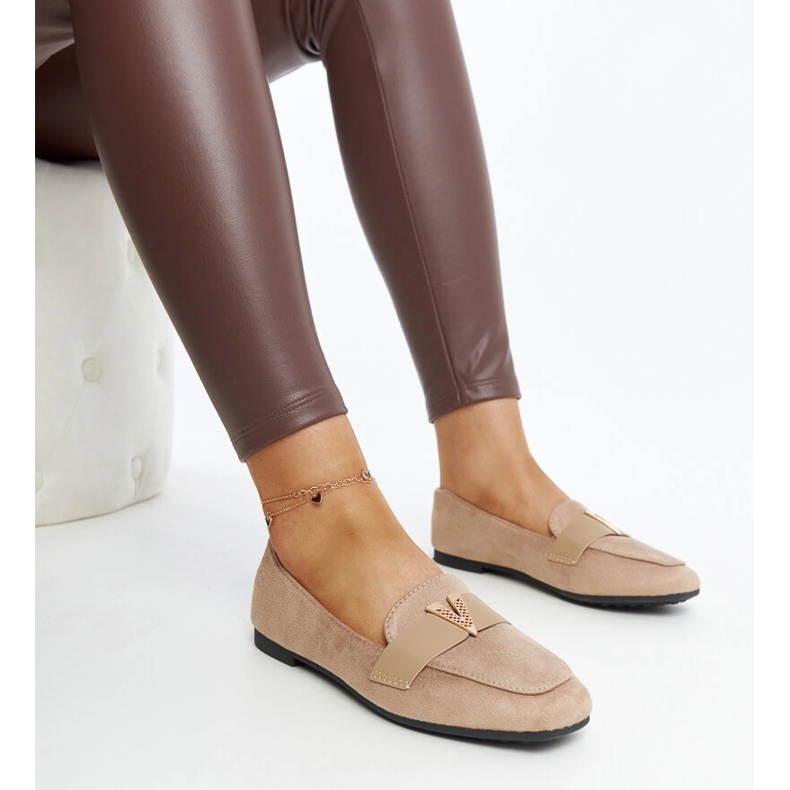 Mocassins marron à décor Namal brun 1