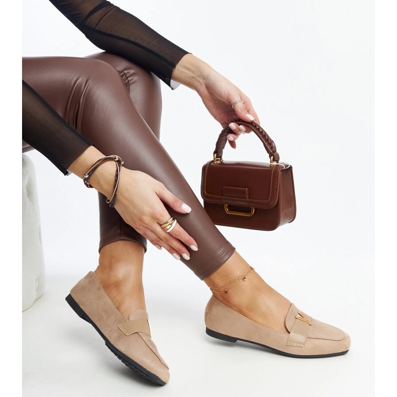 Mocassins marron à décor Namal brun 2