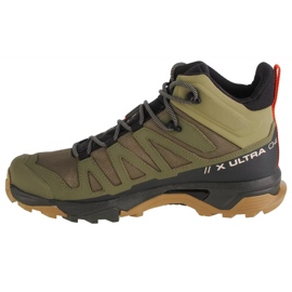 Chaussures Salomon X Ultra 4 Mid Gtx M 417398 vert 1