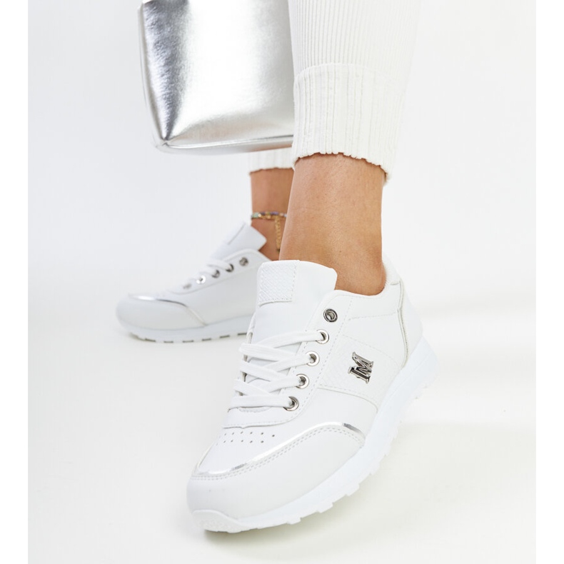 Baskets blanches à semelle épaisse Kincheloe 2