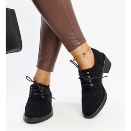 Chaussures à talons Tigard en daim noir le noir 2