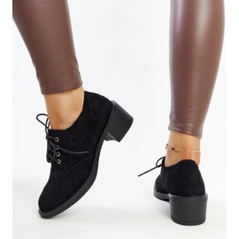 Chaussures à talons Tigard en daim noir le noir 3