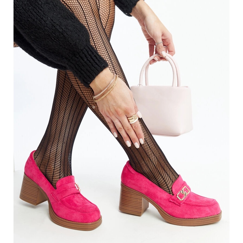 Escarpins à talons hauts Aludra rose foncé 1