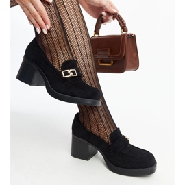 Escarpins à talons hauts Aludra noirs 1