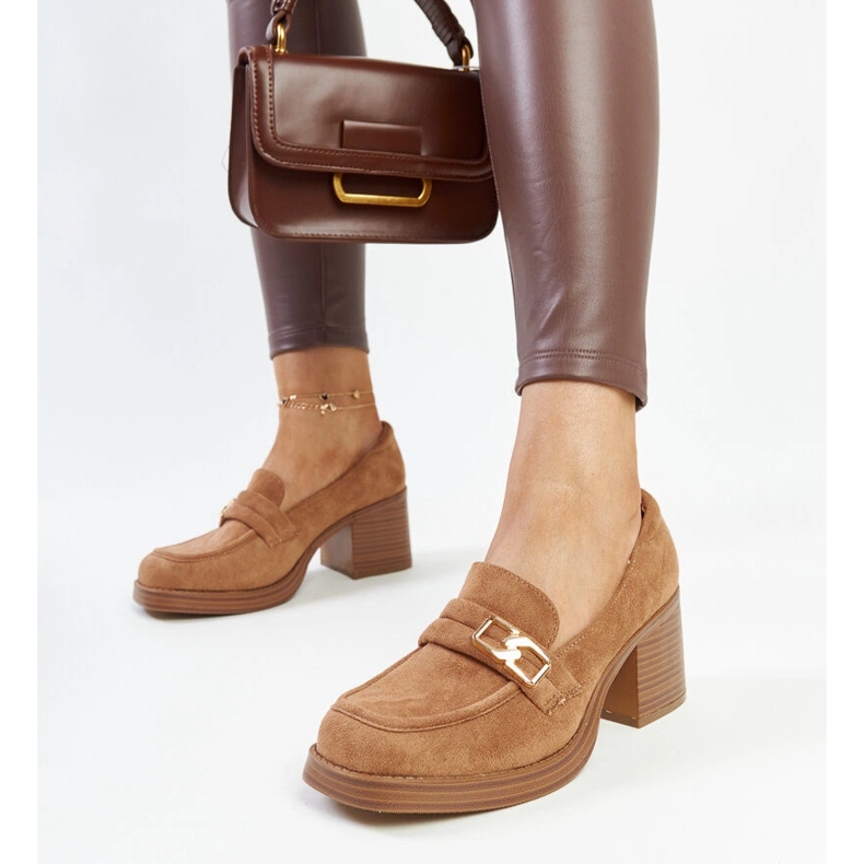 Escarpins à talons hauts Aludra marron brun 1