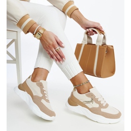 Baskets marron sur la plateforme Nereida brun 1