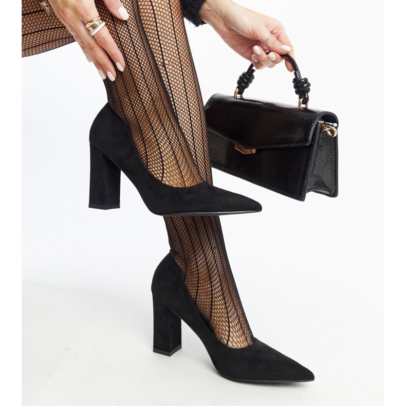 Escarpins à talons hauts Leea noirs 1