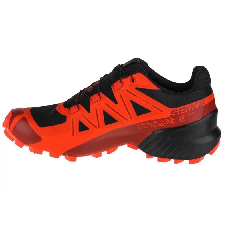 Chaussures de course Salomon Spikecross 5 Gtx 408082 rouge 1