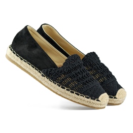 Espadrilles classiques noires pour femmes 1