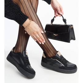 Baskets à plateforme Walda noires le noir 1