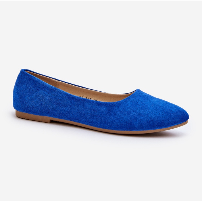 Ballerines Daim Femme Bleu Kommia 1