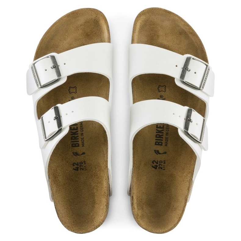 Birkenstock tongs Arizona Bs 0552683 blanc 2