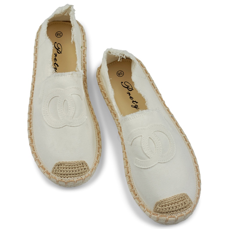 Espadrilles classiques blanches pour femmes 2