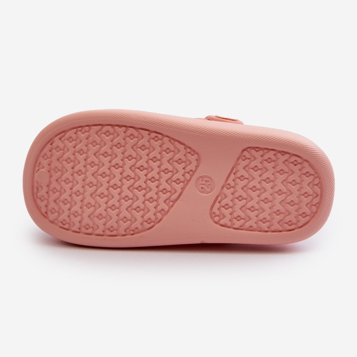 Chaussons enfant en mousse à décor opléia rose 1