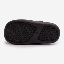 Tongs enfant en mousse avec décoration, opleia noire le noir 1