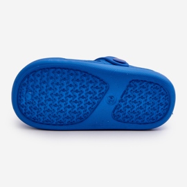 Chaussons enfant en mousse avec décoration, opleia bleu 1