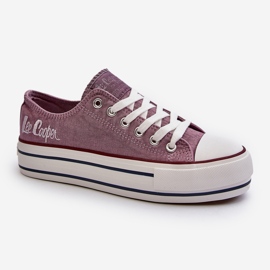 Baskets pour femmes à semelle épaisse Lee Cooper LCW-24-31-2219 Violet 2