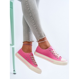 Baskets basses femme Big Star NN274271 rose 2