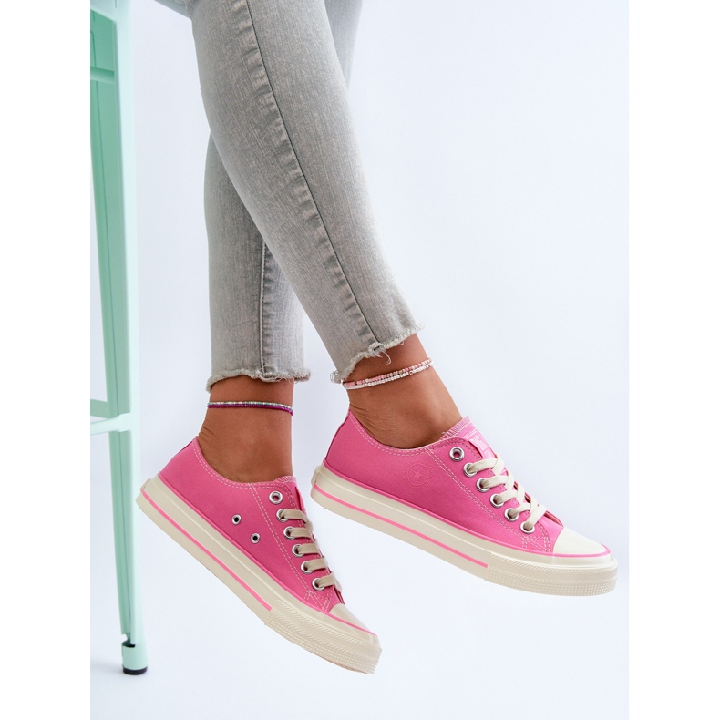 Baskets basses femme Big Star NN274271 rose 2