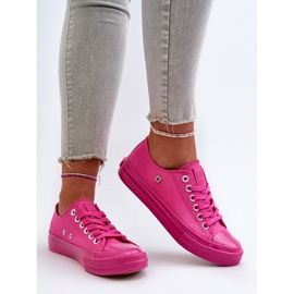 Baskets classiques pour femmes Big Star NN274290 Fuchsia rose 2