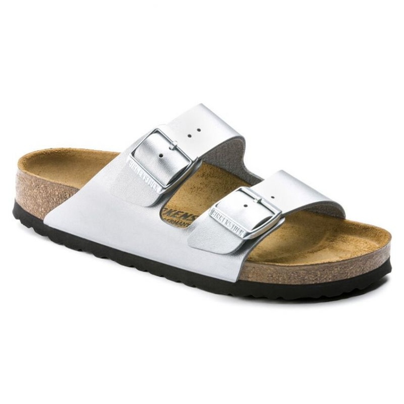 Birkenstock tongs Arizona Bf 1012283 argent 1