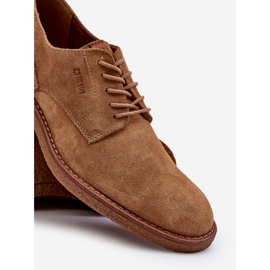 Chaussures en daim pour hommes Big Star NN174213 Camel brun 7