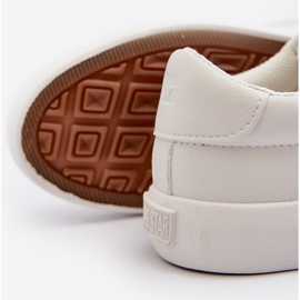 Baskets Velcro Enfant Big Star NN374007 Blanc blanche 1