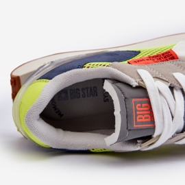 Baskets de sport pour hommes, système de mousse à mémoire de forme Big Star NN174344 gris 2