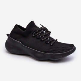 Chaussures de sport à enfiler Juhitha noires pour femmes 1