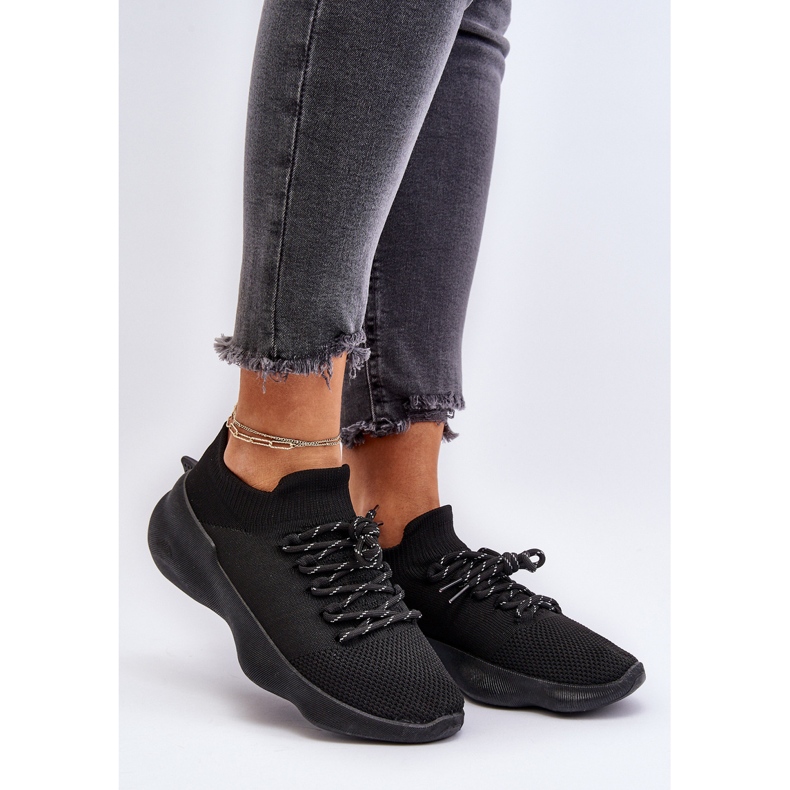 Chaussures de sport à enfiler Juhitha noires pour femmes 2