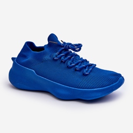 Chaussures de sport à enfiler bleues pour femmes Juhitha 1 Chaussures de sport à enfiler bleues pour femmes Juhitha 1