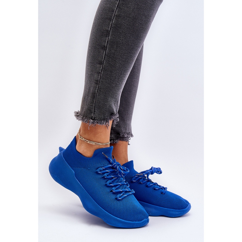 Chaussures de sport à enfiler bleues pour femmes Juhitha 2 Chaussures de sport à enfiler bleues pour femmes Juhitha 2