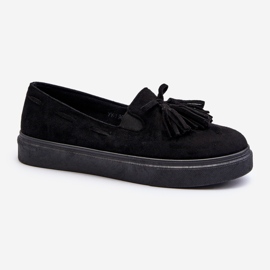 Espadrilles Femme à Franges Noir Elorvia 2