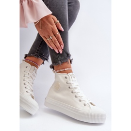 Baskets montantes pour femmes Lee Cooper LCW-24-02-2132 Blanc blanche 1 Baskets montantes pour femmes Lee Cooper LCW-24-02-2132 Blanc blanche 1