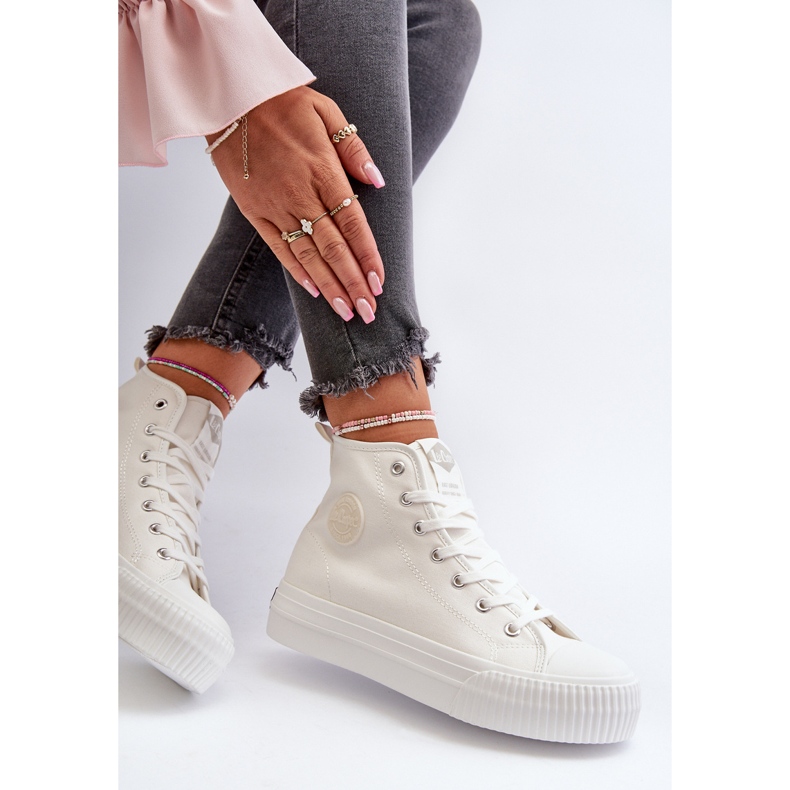 Baskets montantes pour femmes Lee Cooper LCW-24-02-2132 Blanc blanche 1 Baskets montantes pour femmes Lee Cooper LCW-24-02-2132 Blanc blanche 1
