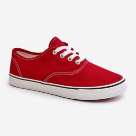 Baskets classiques rouges Olvali pour femmes 1