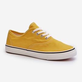 Baskets classiques jaunes pour femmes Olvali 1
