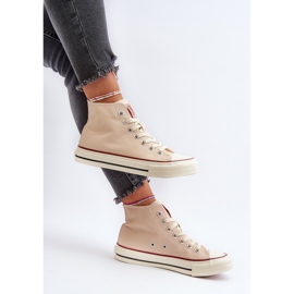 Baskets hautes pour femmes Big Star NN274278 Beige 1