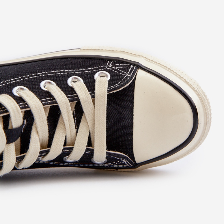 Baskets hautes pour femmes Big Star NN274283 noir le noir 1