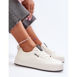 Baskets à plateforme pour femmes Big Star NN274254 blanc blanche 1 Baskets à plateforme pour femmes Big Star NN274254 blanc blanche 1