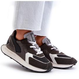 Baskets pour femmes sur le système de mousse à mémoire de forme Big Star Platform NN274683 Noir le noir 11