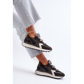 Baskets pour femmes sur le système de mousse à mémoire de forme Big Star Platform NN274683 Noir 1