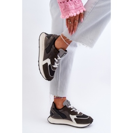 Baskets pour femmes sur le système de mousse à mémoire de forme Big Star Platform NN274683 Noir le noir 7