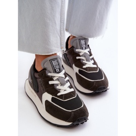 Baskets pour femmes sur le système de mousse à mémoire de forme Big Star Platform NN274683 Noir le noir 8