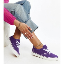 Baskets Erla classiques violettes 1