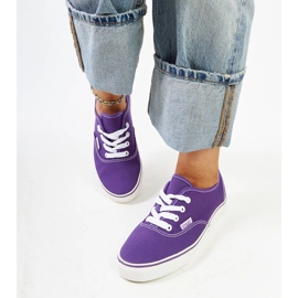 Baskets Erla classiques violettes 2